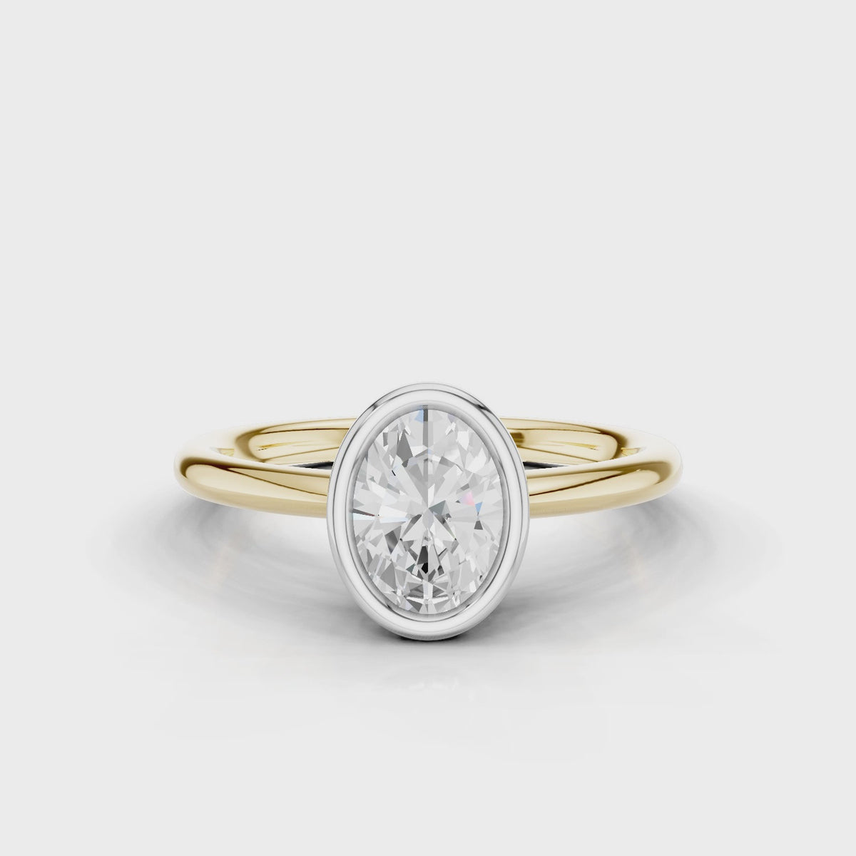 18ct White and Yellow Gold
