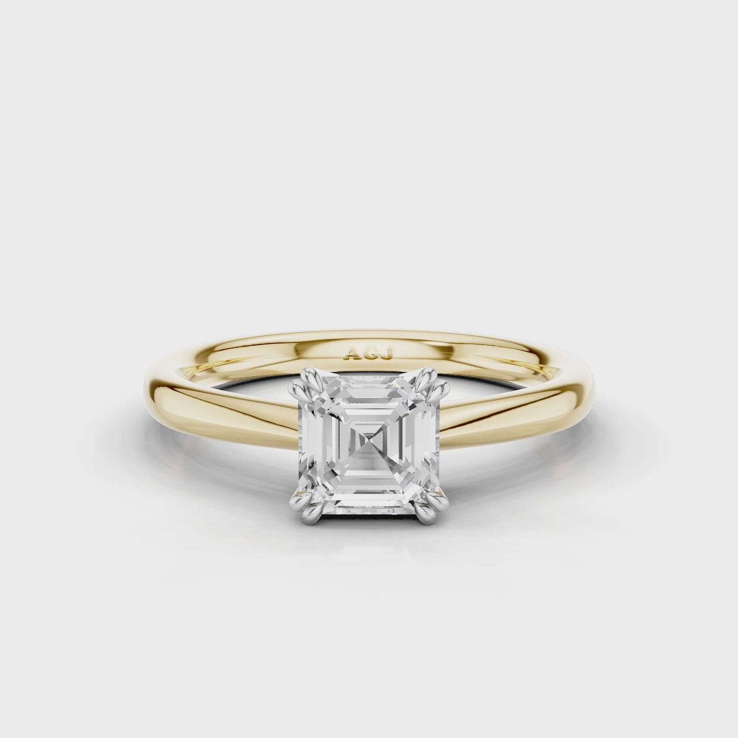 18ct White and Yellow Gold