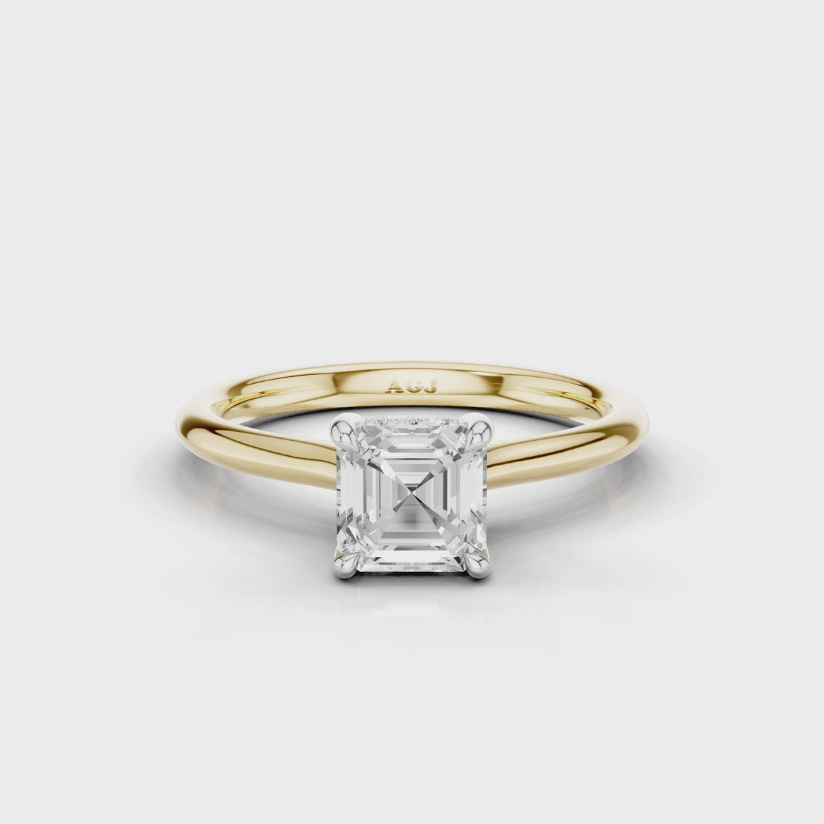 18ct White and Yellow Gold