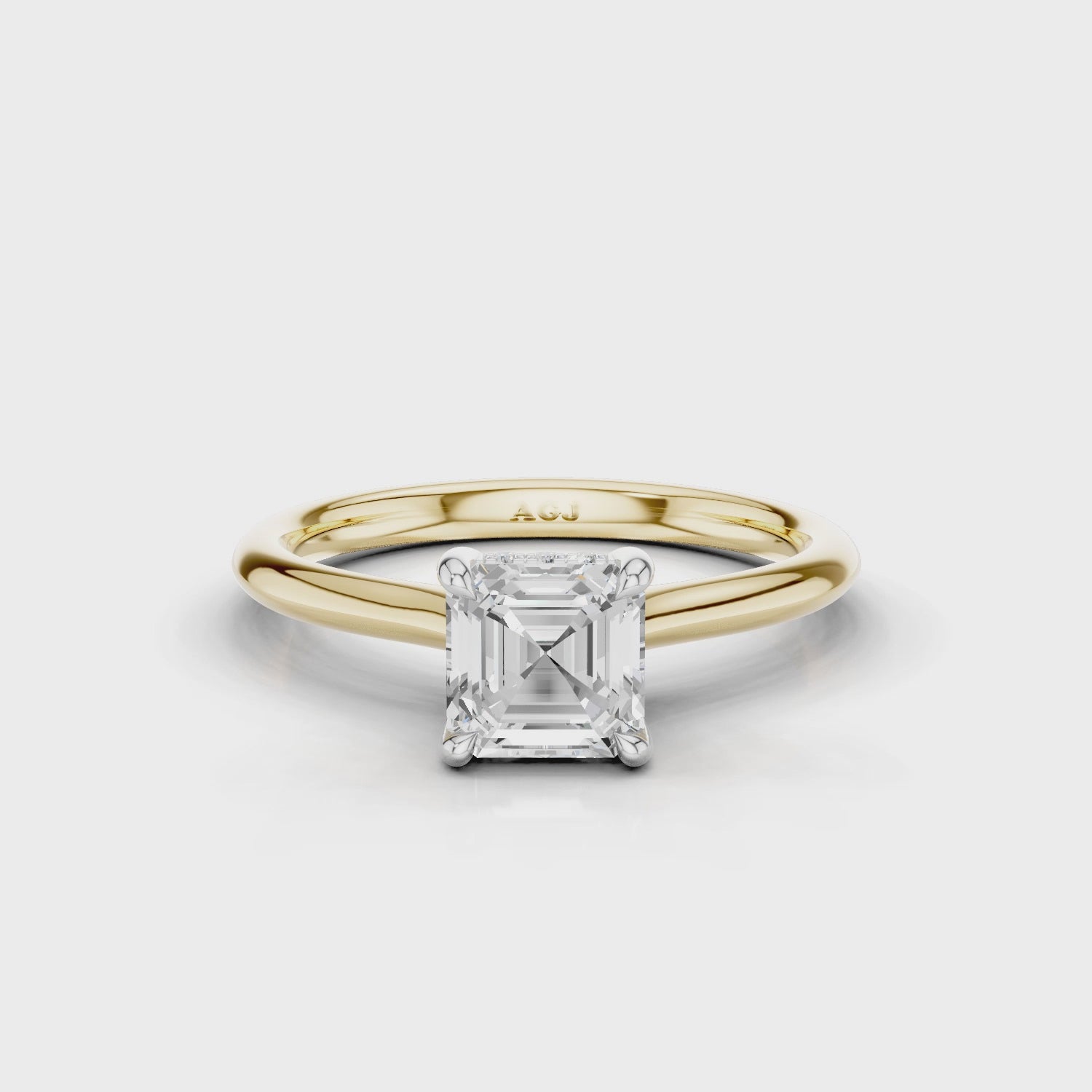 18ct White and Yellow Gold