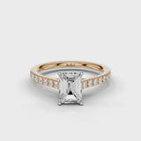 18ct White and Rose Gold