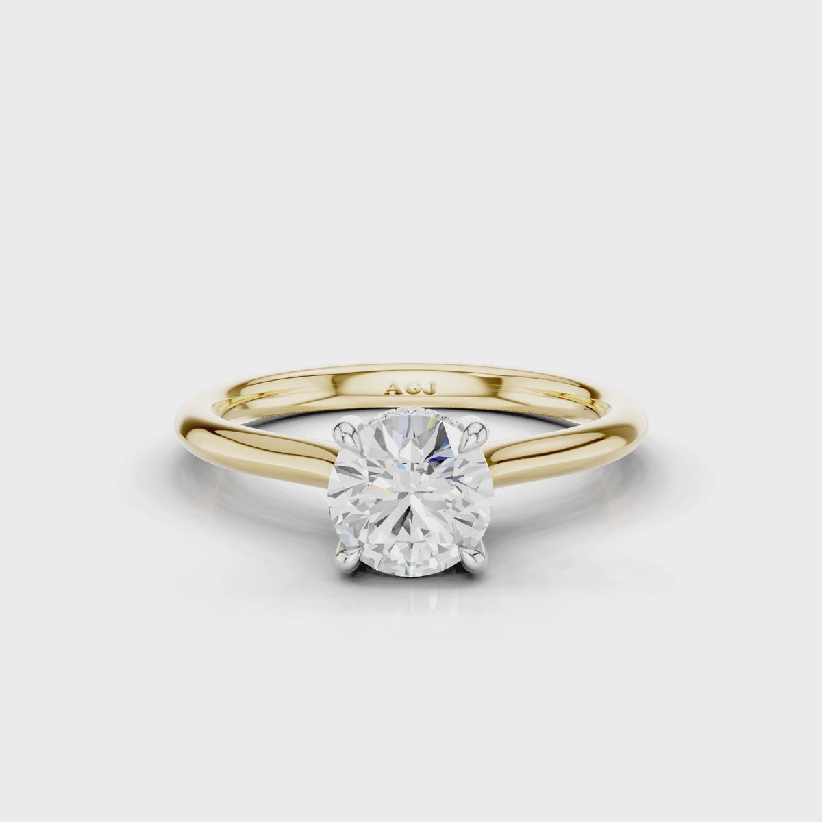 18ct White and Yellow Gold