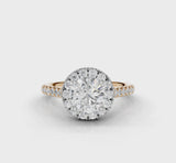 18ct White and Rose Gold