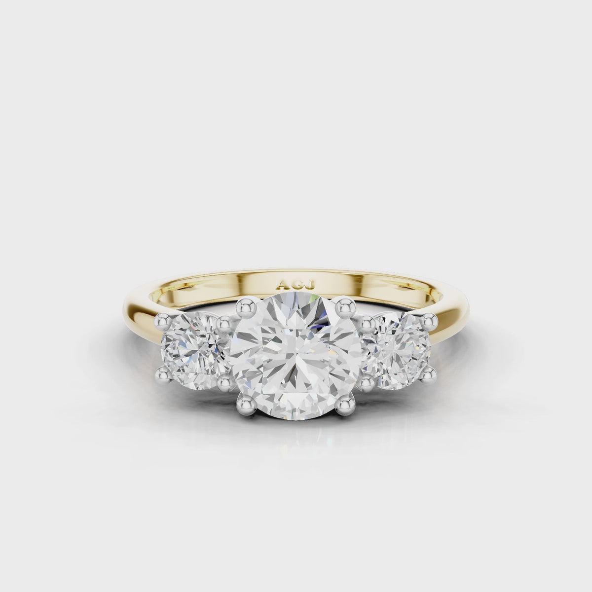 18ct White and Yellow Gold