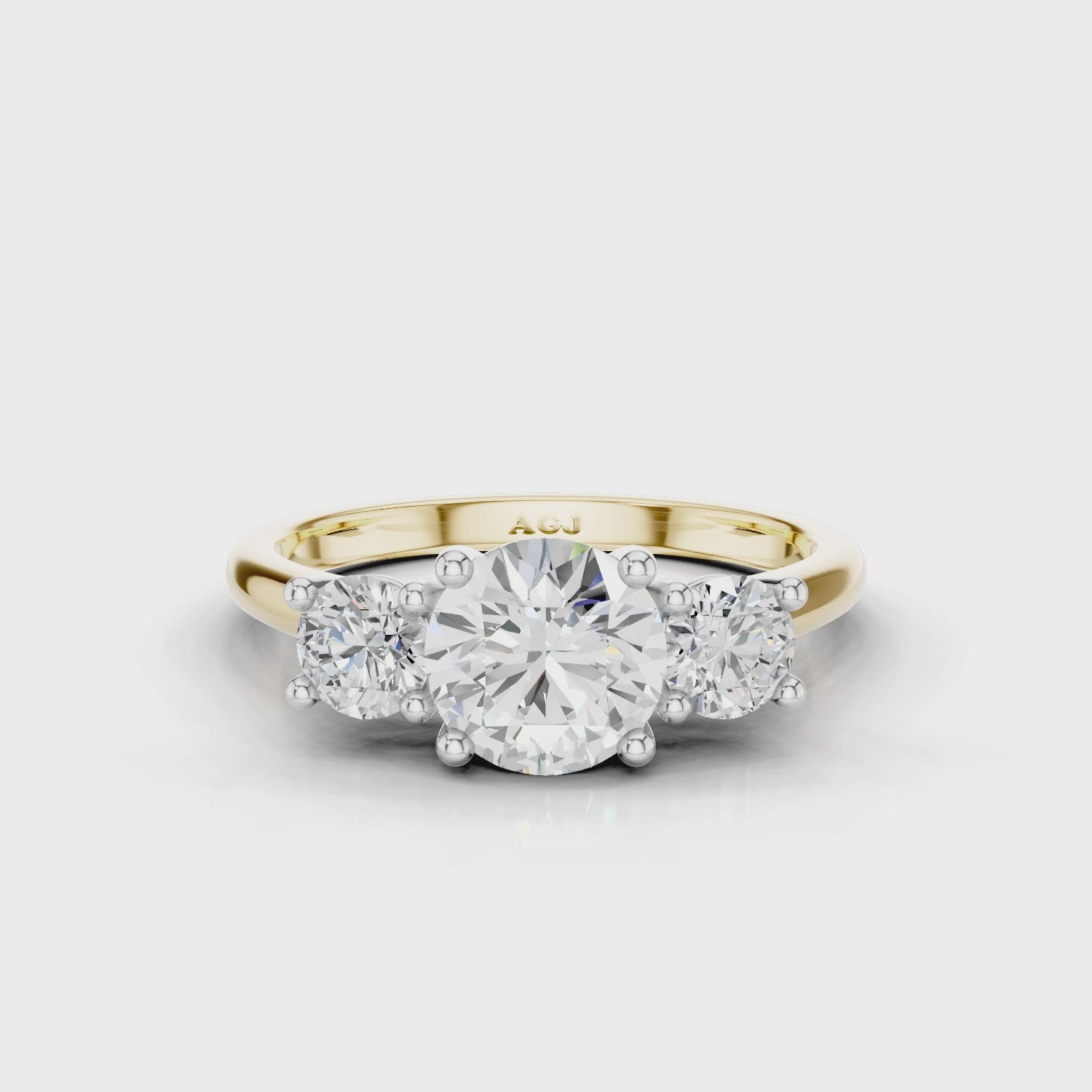 18ct White and Yellow Gold