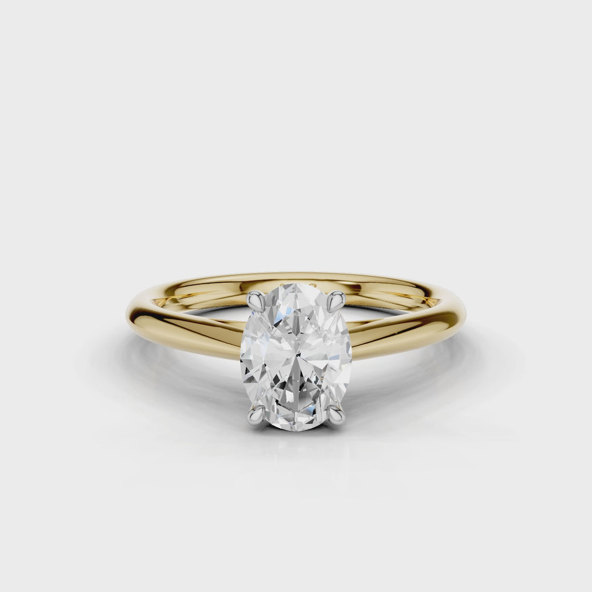 18ct White and Yellow Gold