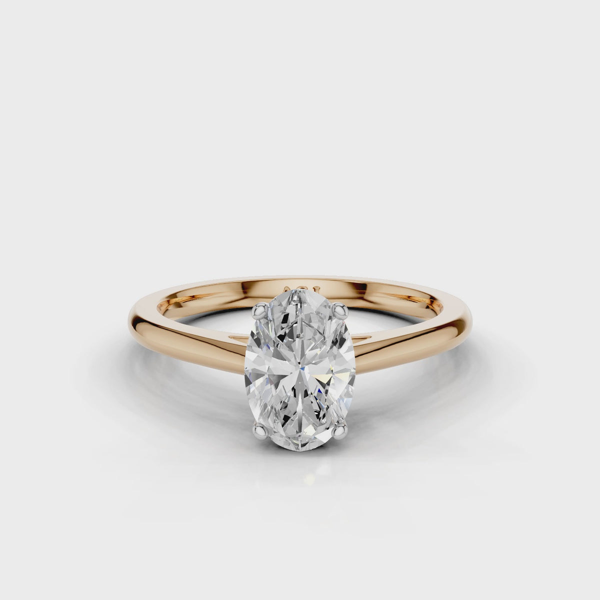 18ct White and Rose Gold
