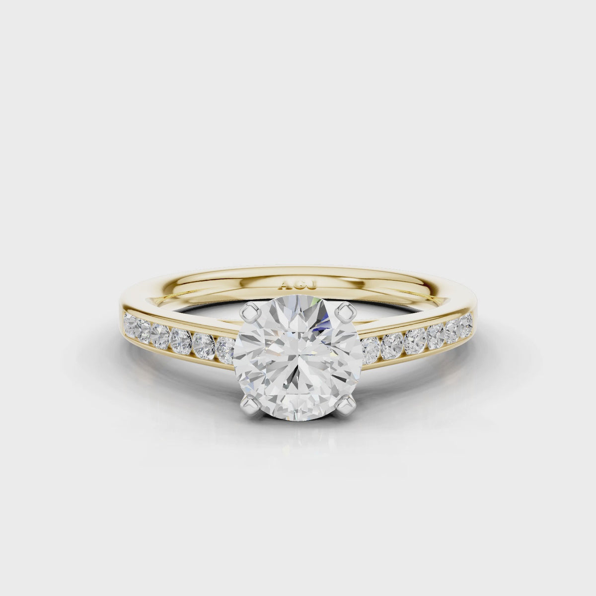 18ct White and Yellow Gold