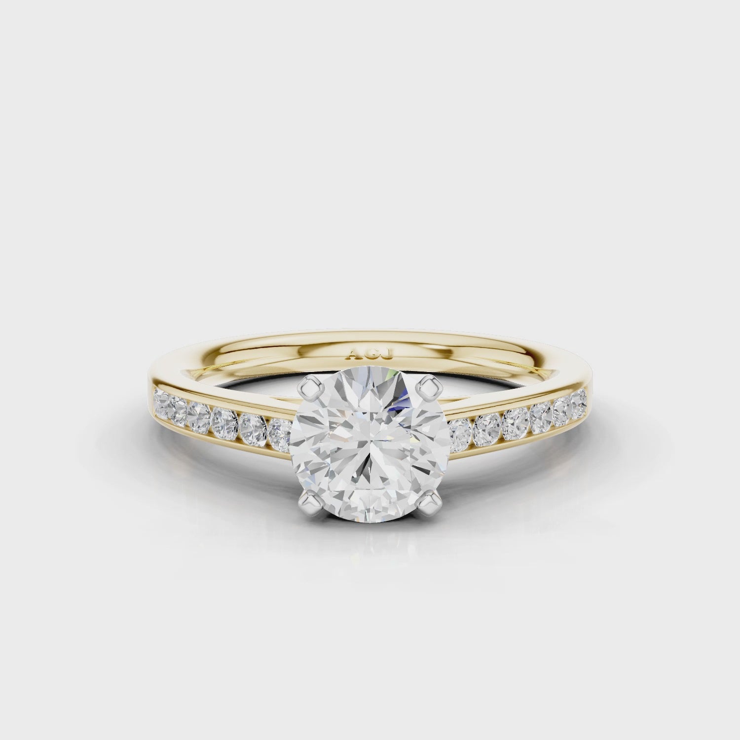 18ct White and Yellow Gold