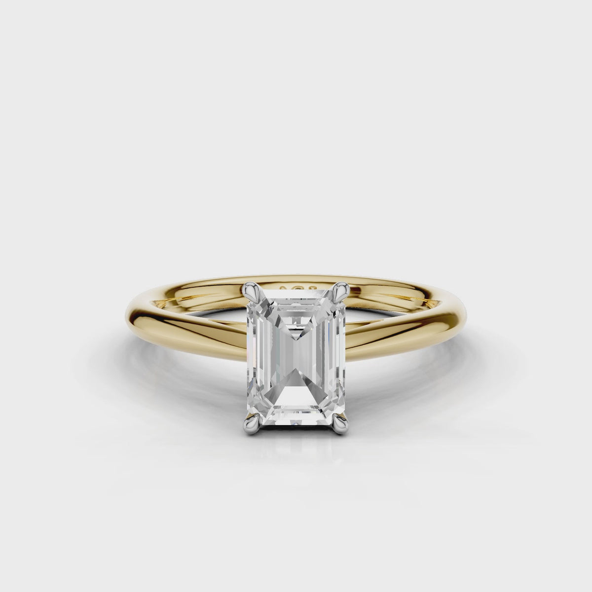 18ct White and Yellow Gold