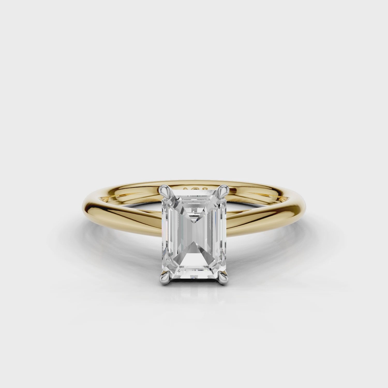 18ct White and Yellow Gold