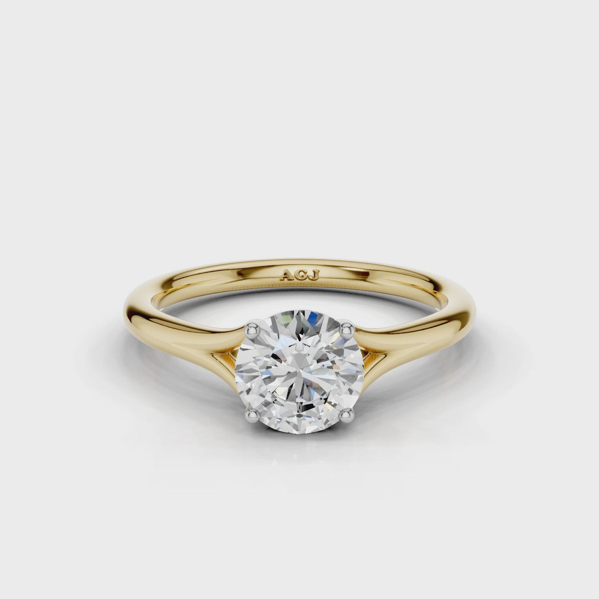 18ct White and Yellow Gold