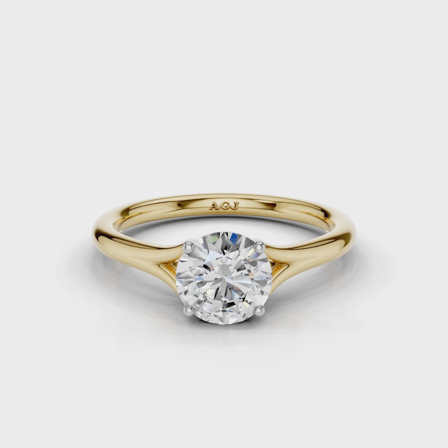 18ct White and Yellow Gold