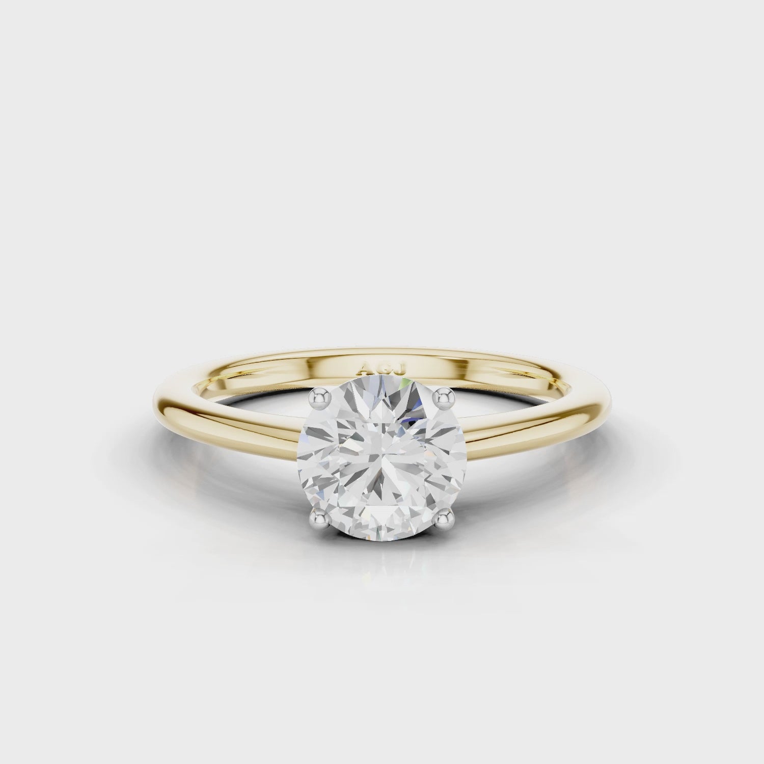 18ct White and Yellow Gold