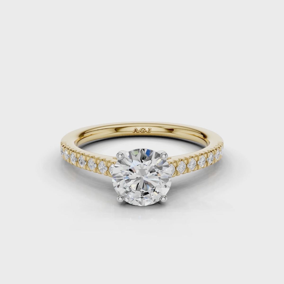 18ct White and Yellow Gold
