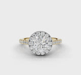 18ct White and Yellow Gold