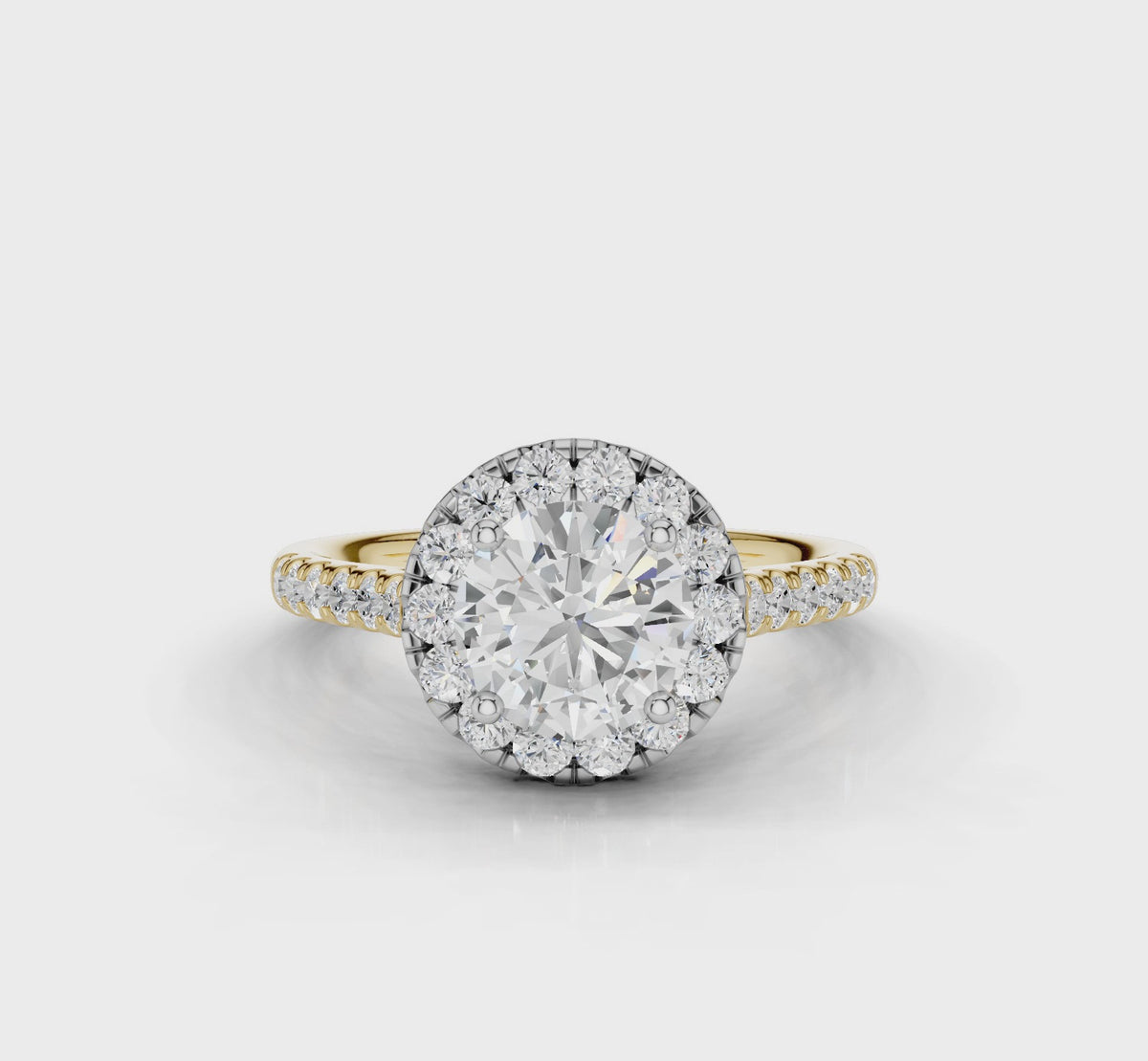 18ct White and Yellow Gold