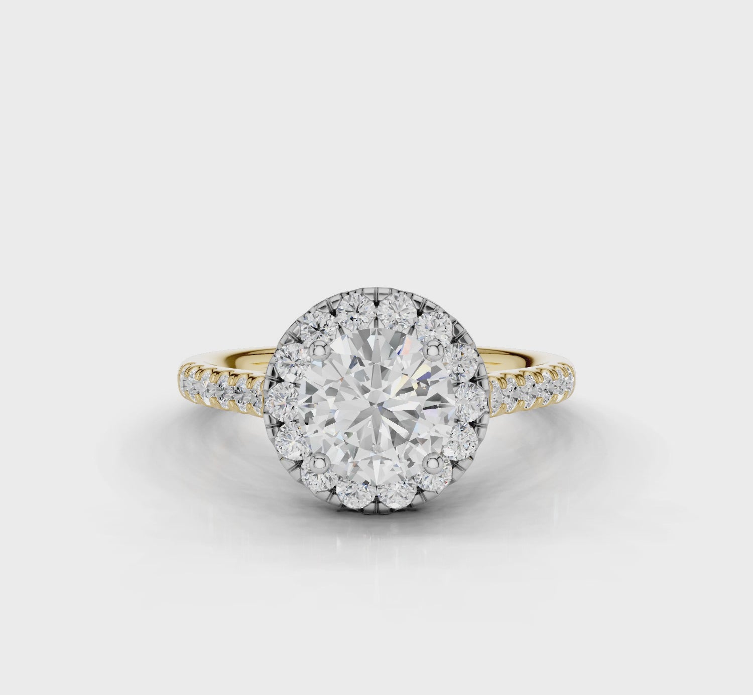 18ct White and Yellow Gold
