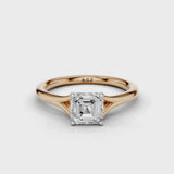 18ct White and Rose Gold