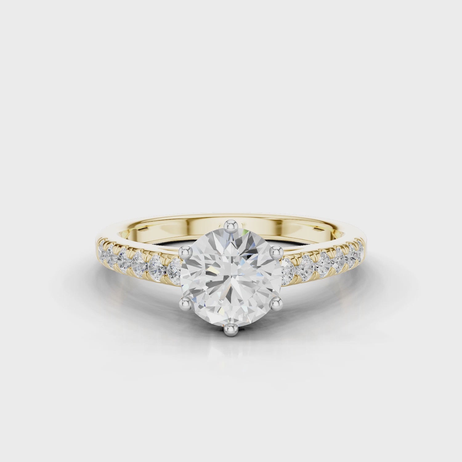 18ct White and Yellow Gold