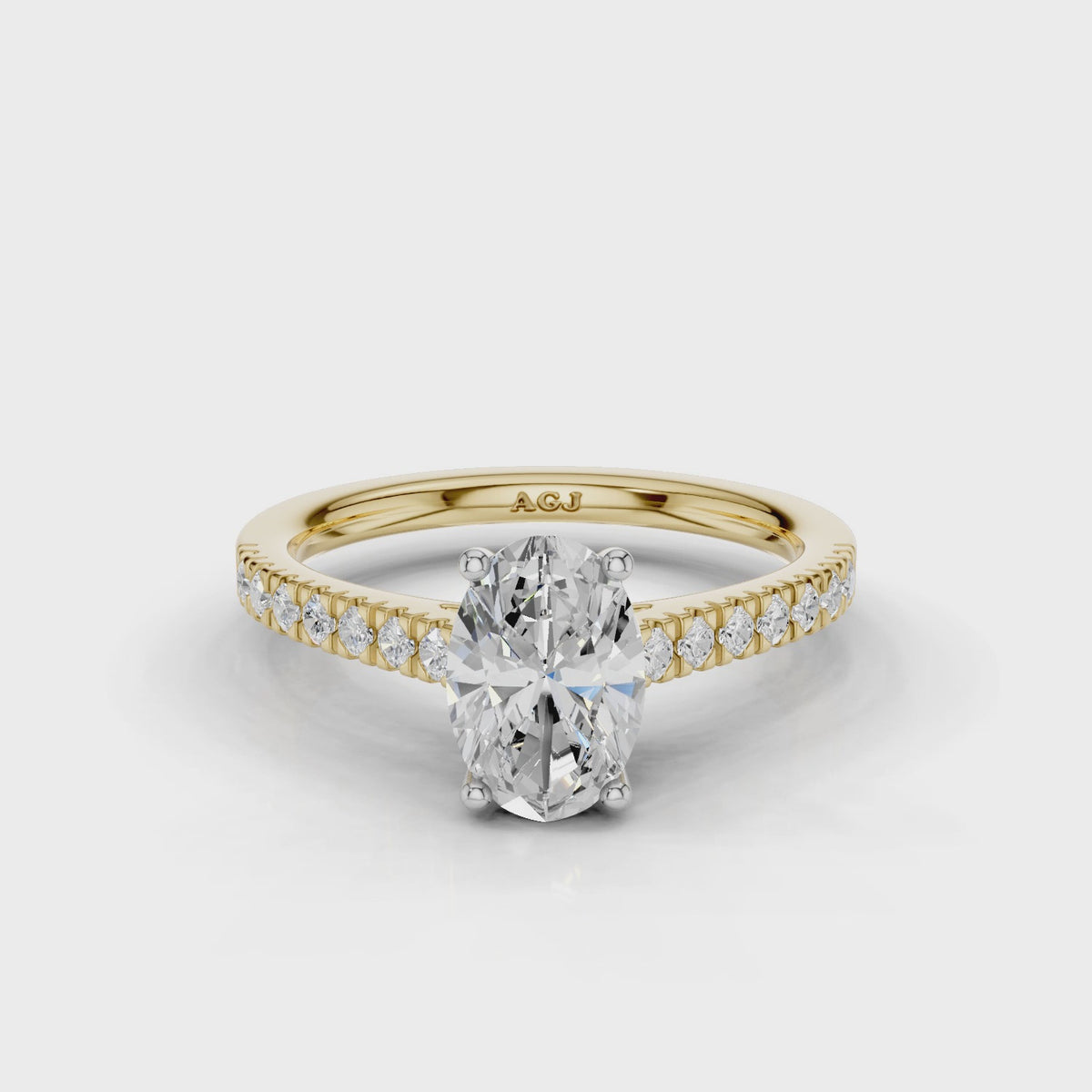 18ct White and Yellow Gold