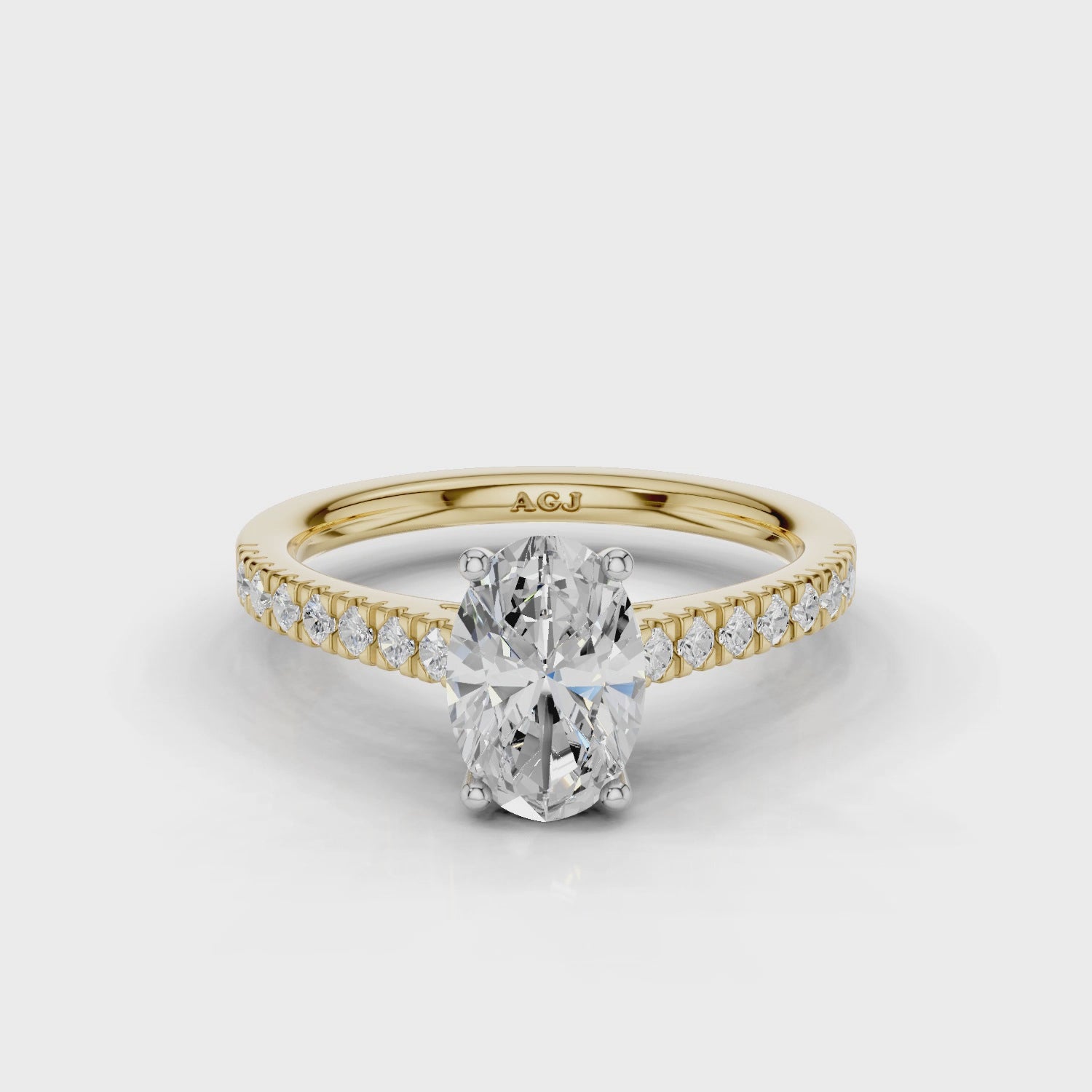 18ct White and Yellow Gold