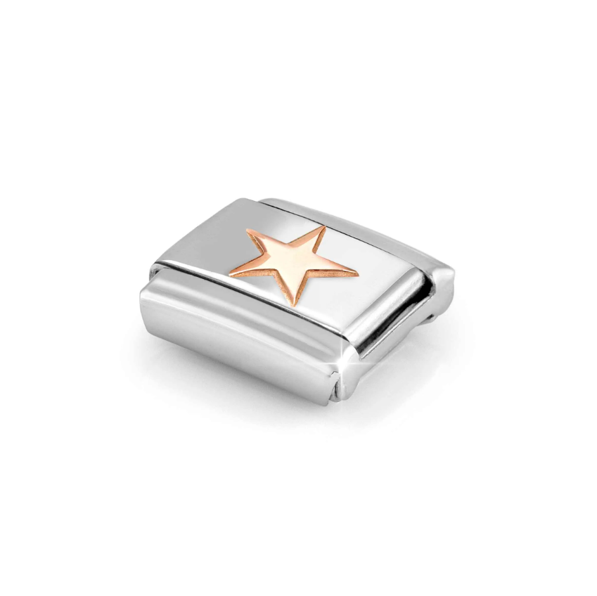Nomination Star 9ct Gold and Stainless Steel Composable Charm