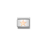 Nomination Star 9ct Gold and Stainless Steel Composable Charm