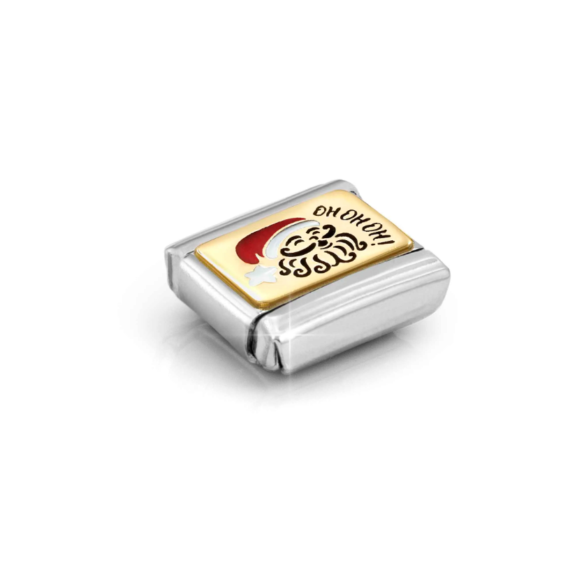 Nomination Santa 18ct Gold and Stainless Steel Composable Charm