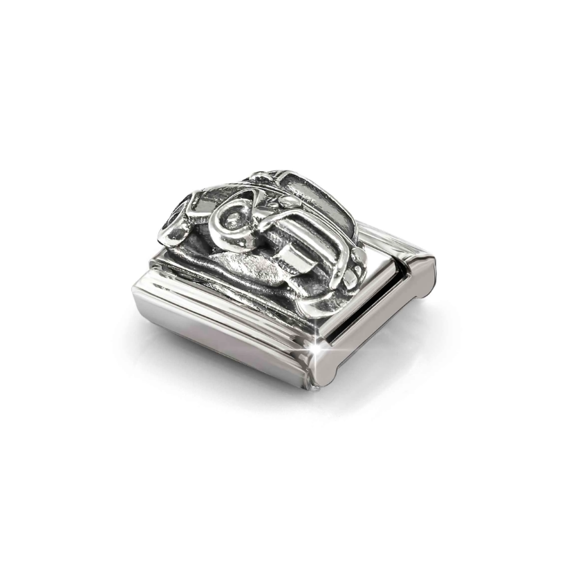 Nomination Car Sterling Silver and Stainless Steel Composable Charm