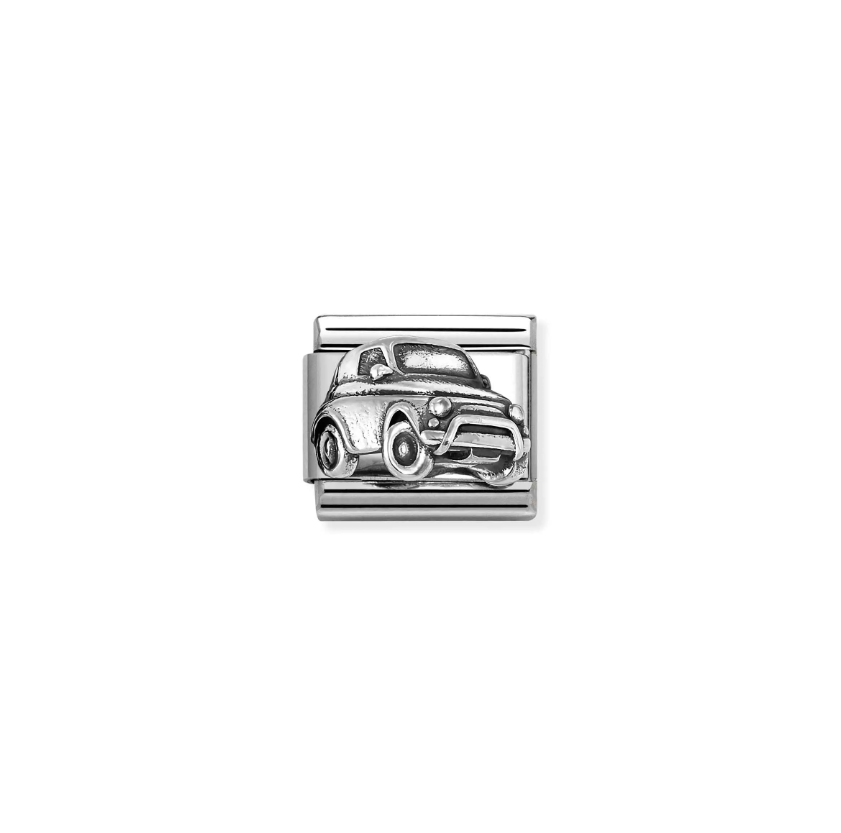 Nomination Car Sterling Silver and Stainless Steel Composable Charm