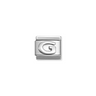 Nomination Letter G Sterling Silver and Stainless Steel Composable Charm