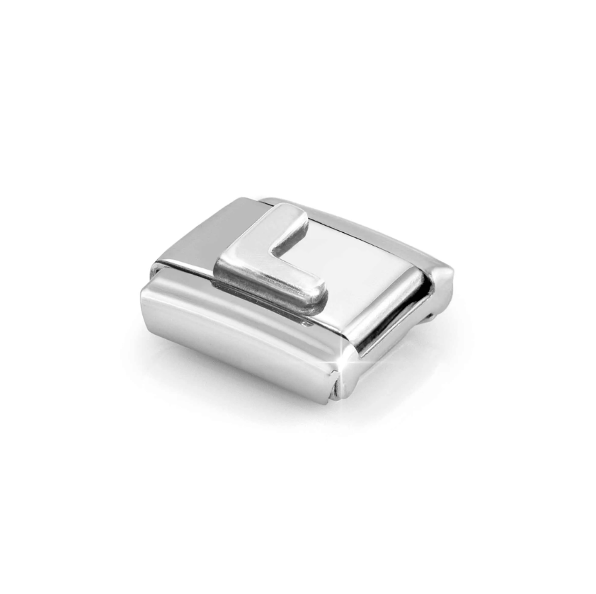 Nomination Letter L Sterling Silver and Stainless Steel Composable Charm
