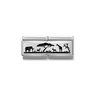 Nomination Savannah Double Sterling Silver and Stainless Steel Composable Charm