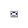 Nomination Scottish Flag Sterling Silver and Stainless Steel Composable Charm