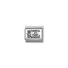 Nomination Thankful Sterling Silver and Stainless Steel Composable Charm