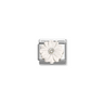 Nomination White Flower CZ Sterling Silver and Stainless Steel Composable Charm