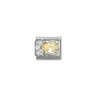 Nomination Yellow CZ Drop Sterling Silver and Stainless Steel Composable Charm