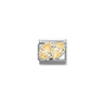 Nomination Yellow CZ Double Drops Sterling Silver and Stainless Steel Composable Charm