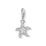 Thomas Sabo Sterling Silver Starfish with Pearls Charm Pendant