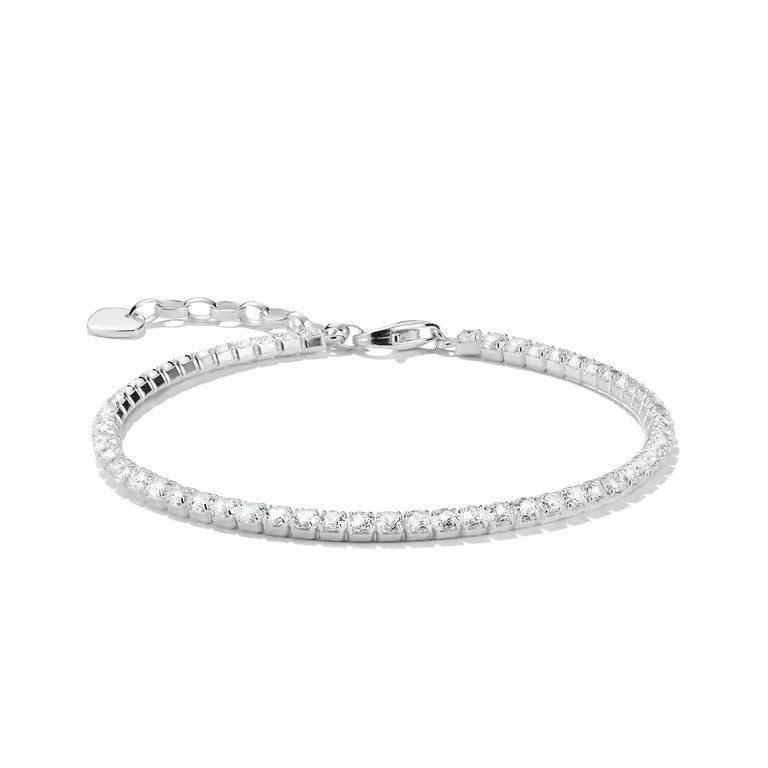 Thomas Sabo Sterling Silver CZ Tennis Bracelet