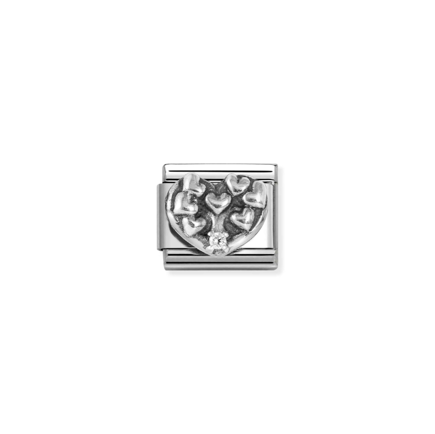 Nomination CZ Tree of Life Sterling Silver and Stainless Steel Composable Charm