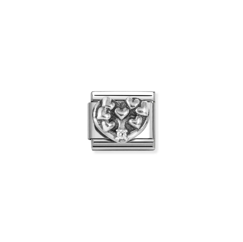 Nomination CZ Tree of Life Sterling Silver and Stainless Steel Composable Charm