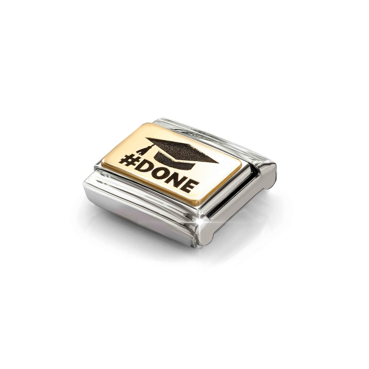 Nomination #Done 18ct Gold and Stainless Steel Composable Charm