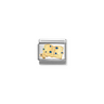 Nomination Blue Book 18ct Gold and Stainless Steel Composable Charm
