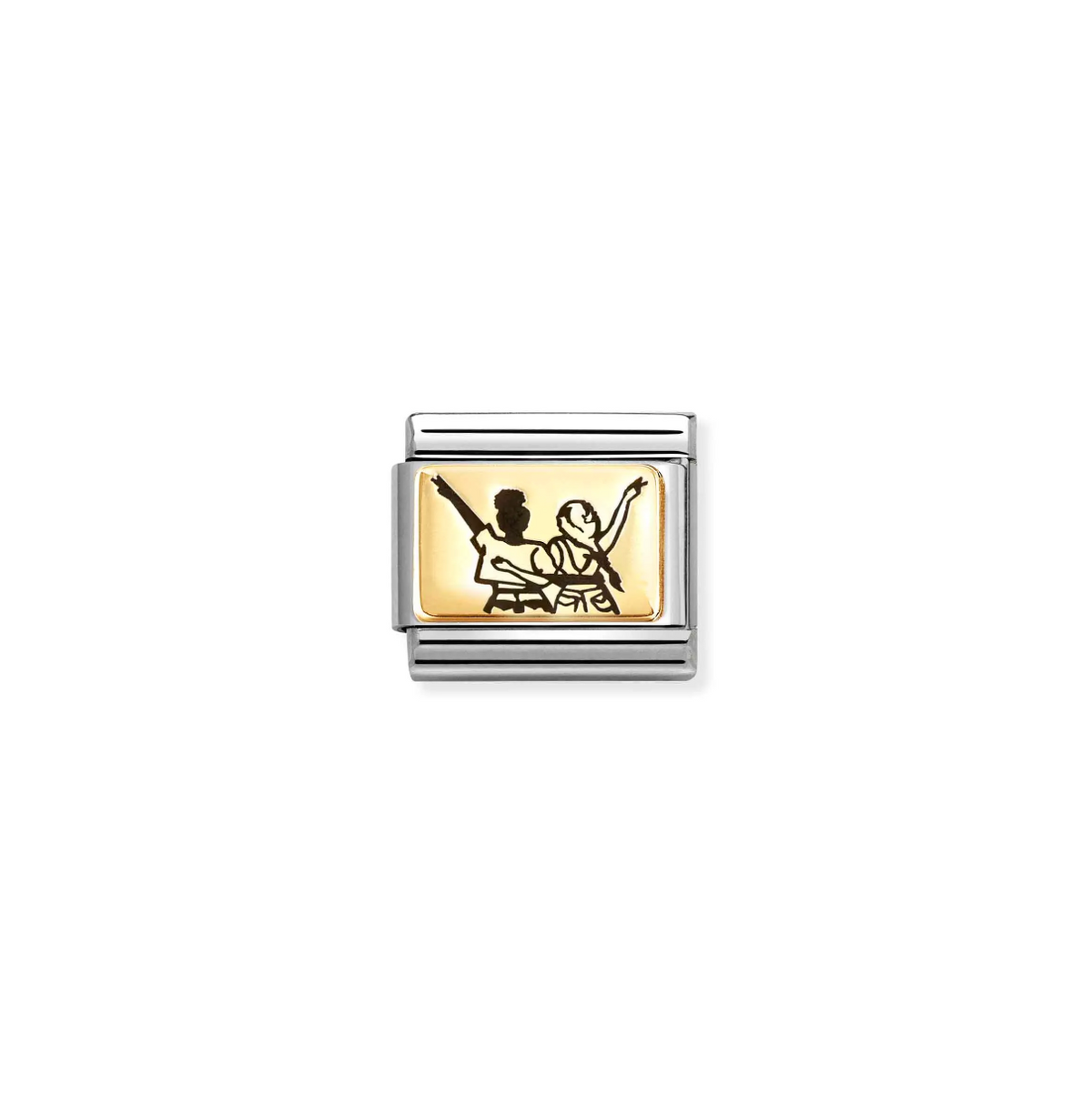 Nomination Concert Friends 18ct Gold and Stainless Steel Composable Charm