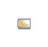 Nomination Hiking Shoe 18ct Gold and Stainless Steel Composable Charm