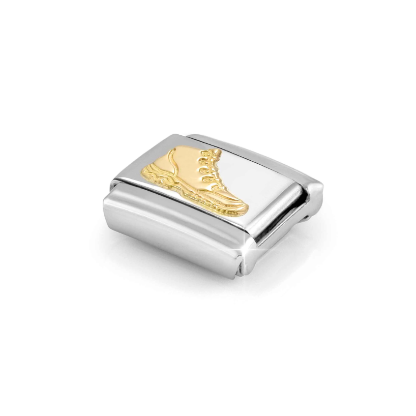 Nomination Hiking Shoe 18ct Gold and Stainless Steel Composable Charm