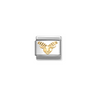Nomination New Capricorn 18ct Gold and Stainless Steel Composable Charm