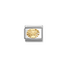 Nomination New Leo 18ct Gold and Stainless Steel Composable Charm